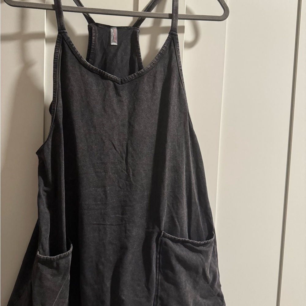 Free people hotshot mini dress black